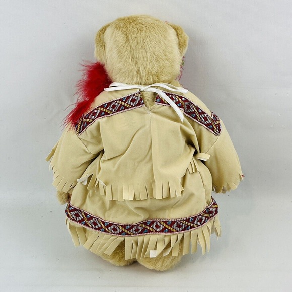 Wild West Fluffy Vanderbear Plush Bear 12" Traveling‎ Rodeo Show NABCO 1991 - Picture 4 of 5